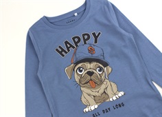 Name It coronet blue/happy dog top
